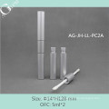 AG-JH-LL-PC2A AGPM cosméticos envases brillo de labios de alta calidad dos caras de aluminio Custom cicloide 5 ml * 2